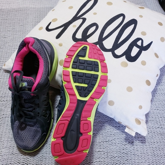 Nike Dual Fushion Run2 grey green and pink - Picture 3 of 4